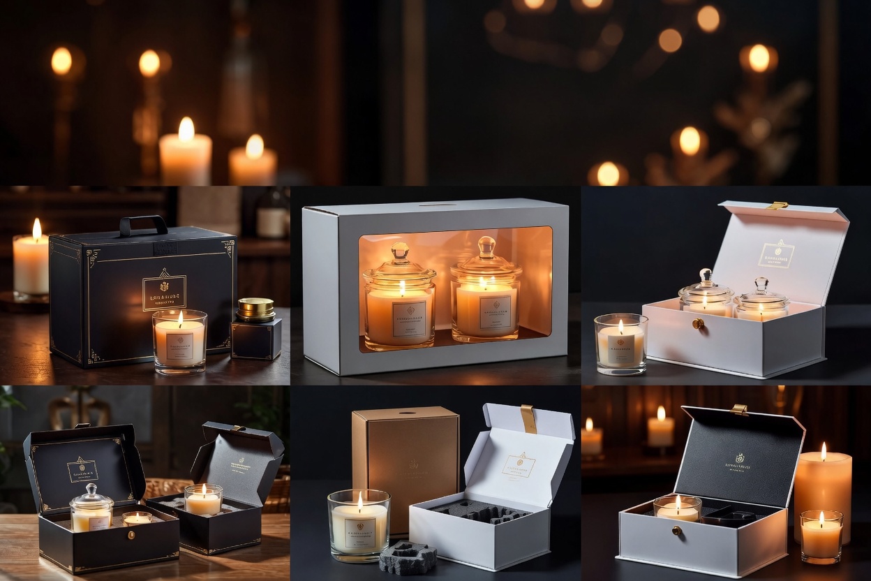 Jar candle boxes